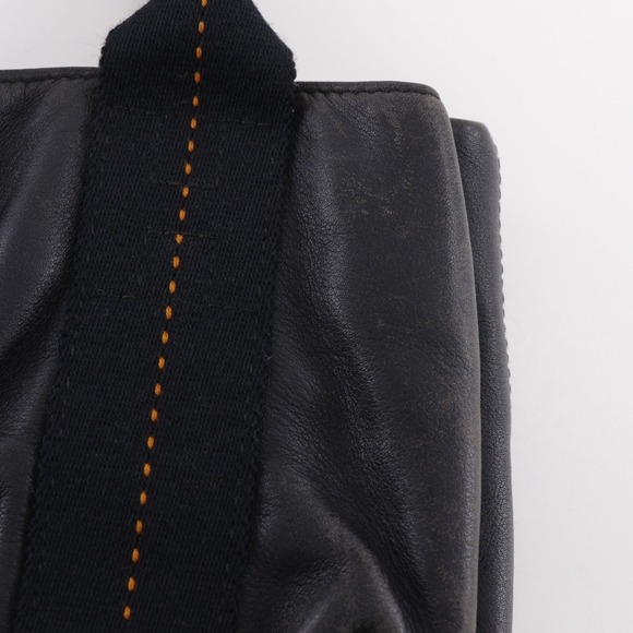 Hermes HERMES Caravan Horizontal PM Handbag Veau Derma Black Zipper Women's - Picture 13 of 16